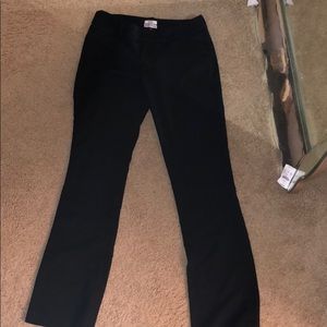 Black work pants.